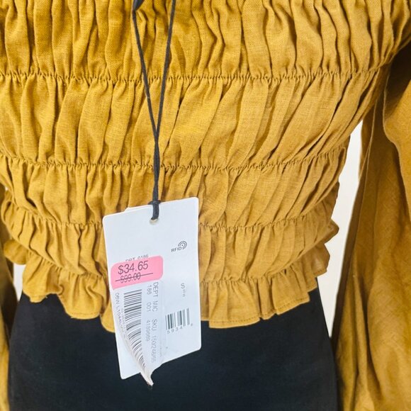 New! Cute and sassy crop top and off-shoulder top. Never worn. Tags on - Picture 5 of 7